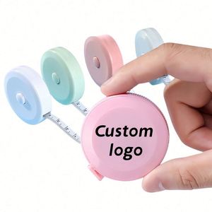 Cinta Métrica Personalizada para Medidas Corporales, Costura, Sastrería, Tejido, Manualidades, Pérdida de Peso, Regla Retráctil de Doble Escala - Product Image 1