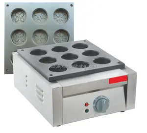 2020 Latest 12 Holes Gas Red Bean Cake Maker Wheel Pie Cake Obanyaki Making Machine for Sale