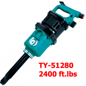 ประแจลม TY51805 แบบด้ามจับ D พร้อมไกปืนด้านนอก แรงบิด 3230 ฟุต-ปอนด์ สามารถถอดขั้วต่อแผ่นรองรางขนาด 1 นิ้วได้ - Product Image 2