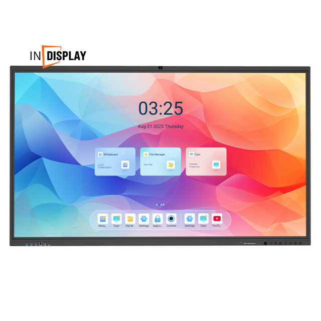 RK3588 AI-Powered Smart Board for  Education & Collaboration, Interactive Flat Panel 4K  Display, 55"/65"/75"/85"/86"/98" Inch