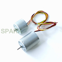 Moteur CC sans balais mini 24 mm avec driver intégré, haute vitesse, faible bruit, pour dispositifs médicaux, maison intelligente, vélo électrique et ventilateur