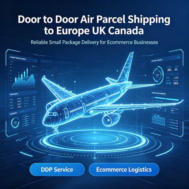 Cross Border Air Freight Shipping From China to Europe UK Canada for Small Ecommerce Packages