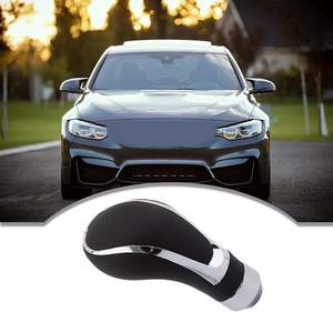 Kenop pemindah gigi otomatis kulit hitam asli desain kristal Universal untuk mobil <span class=keywords><strong>OPEL</strong></span> dengan transmisi otomatis - Product Image 5