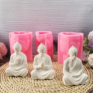 Moldes de fundición de resina hechos a mano para adornos decorativos DIY estilo Ins silicona Sun Wukong moldes W0366 - Product Image 4