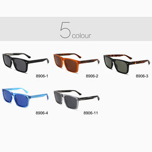 2025 nouveau classique Designer carré rétro lunettes de soleil Logo personnalisé cadre carré acétate lunettes de soleil UV400 verres polarisés lunettes de soleil - Product Image 3