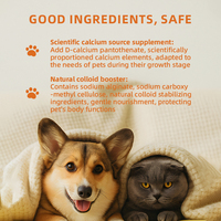 Gouttes liquides multivitaminées personnalisées en usine adaptées aux chiens et aux chats pour compléter la vitamine B quotidienne requise par les animaux de compagnie