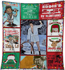 Kustomisasi cepat selimut perjalanan tempat tidur Sofa Festival selimut bulu flanel Jack karakter horor Halloween kualitas tinggi - Product Image 4