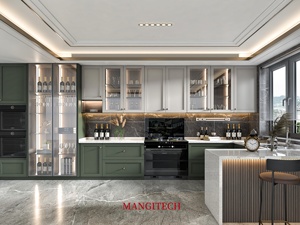 MANGITECH Set di Mobili da Cucina Moderni in Legno Stile Shaker, Pronti per il Montaggio, Mobili Base con Ante in Vetro per Ristrutturazioni Domestiche - Product Image 3