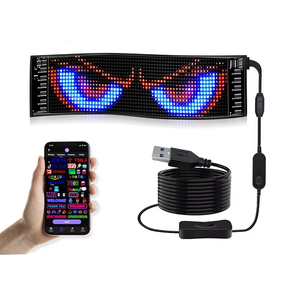 Écran publicitaire LED ultra-mince et flexible USB pour voiture Accessoires intérieurs électroniques souples pour signalisation automobile - Product Image 1