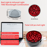 Casco Ajustable Azure Fashion Accessories con Terapia de Luz Roja LED Pulsada de 660nm y 830nm, Tres Niveles de Brillo para la Cabeza