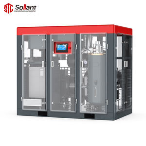 ضاغط هواء Sollant من مرحلتين 160kw 200hp ضاغط هواء لولبي من الشركة المصنعة لأسعار - Product Image 3