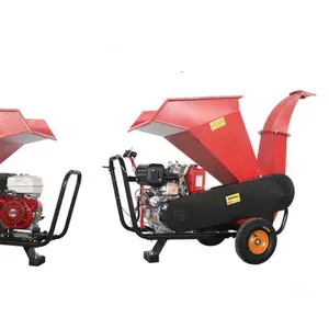 핫 세일 12HP/8KW 임업 기계 나무 로그 분기 chipper/나무 펠렛 chipper