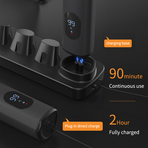 Resuxi LK-881 với sạc cơ sở chuyên nghiệp không thấm nước tóc Clipper người đàn ông có thể sạc lại Dao cạo điện 5 trong 1 râu tóc tông đơ - Product Image 3