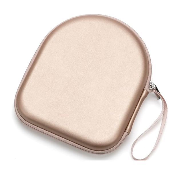 Portable Durable Lightweight Wireless Waterproof Leather Zipper EVA Anti-Shock Scratch-Resistant Customized Color Headphone Case