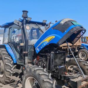 Offre Spéciale – Tracteur Agricole d'Occasion Shuangjia 4x4, 80 CV, Moteur Diesel <span class=keywords><strong>4</strong></span> Cylindres, Bleu et Noir, Prêt à l'Expédition, En Stock - Product Image 4