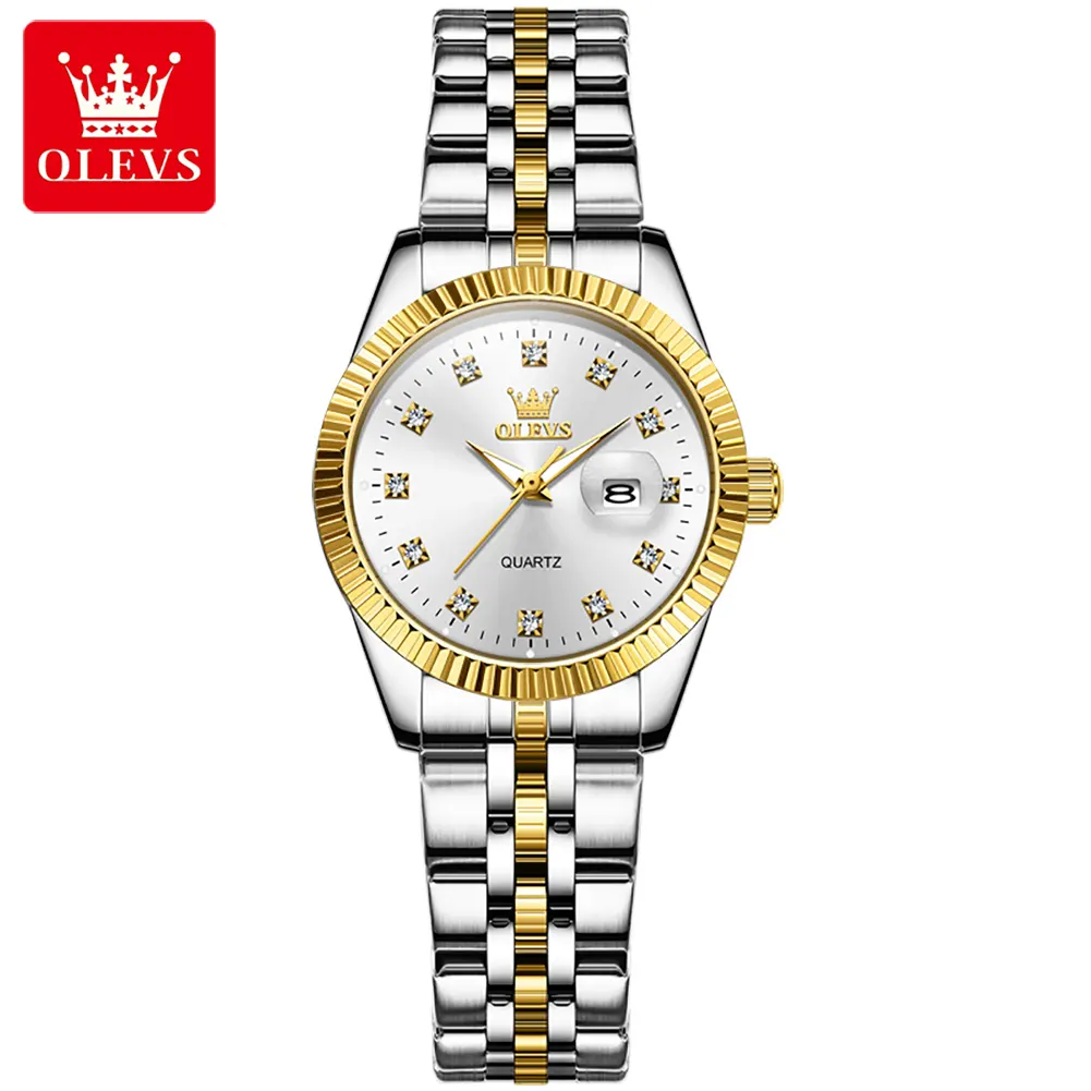 OLEVS 5526 High Quality Gold Watch Luxury Woman Watches Band Quartz Watch For Woman