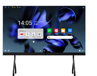 Pantalla LED Digital Interactiva Sin Táctil de 108 Pulgadas Mini COB P1.25 4K, Pantalla para Conferencias Todo en Uno, CMS, IP65, Soporte de Piso