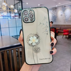 Funda de cristal de diamante para <span class=keywords><strong>iphone</strong></span>, funda de pc con pintura de diamante para <span class=keywords><strong>iphone</strong></span> xs max xr 11 12 pro <span class=keywords><strong>13</strong></span> pro max - Product Image 4