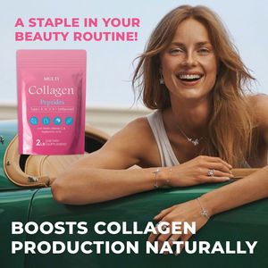 OLLI Hochwertiges Multi-Kollagen-Peptid-Pulver-Nahrungsergänzungsmittel für Erwachsene Schöne Haut Haare Nägel Optimal für Frauen - Product Image 6