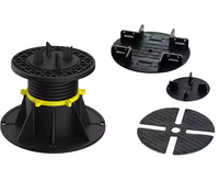 Pieds de terrasse en plastique modernes, hauteur 42-60 mm, écologiques, résistants à l'eau, nivellement facile, drainage, terrasse robuste