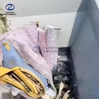 Dubbele Shredder Biomassa Huishoudelijk Afval Shredder Oude Doek Plastic Pelletizer Granuleren Productielijn Rdf Plant