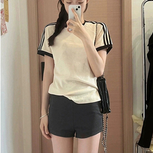 <span class=keywords><strong>Maglietta</strong></span> RUICHI personalizzata da 220 g/m² per bambina, t-shirt estiva in cotone, vestibilità aderente, <span class=keywords><strong>bianca</strong></span>, stile Y2K - Product Image 2