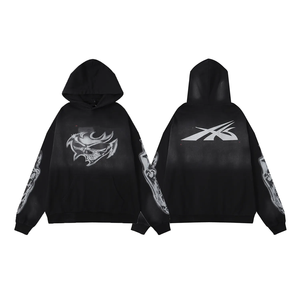 เสื้อฮู้ดดี้คุณภาพสูง แบรนด์ <span class=keywords><strong>Star</strong></span> สำหรับผู้ชาย ชุดวอร์ม ผ้าฝ้าย 100% เสื้อสเวตเชิ้ตแบบสั่งทำ เสื้อฮู้ดดี้แบบสวมหัว กางเกงขายาว ชุดเซ็ต - Product Image 4