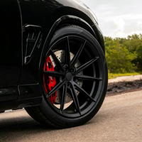 Rines de Aleación Forjados Personalizados SL 20x9 21x10 21x11 20x10 21x13, 5x112 5x120, Negros, Multirradio, Compatibles con BMW X3 X3M Chevrolet