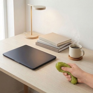 Realistic Cucumber Stress Relief Squeeze <b>Toy</b> Soft Sensory Hand <b>Toy</b> Novelty Prop Model for Kids Adults Office <b>Desk</b> - Product Image 5