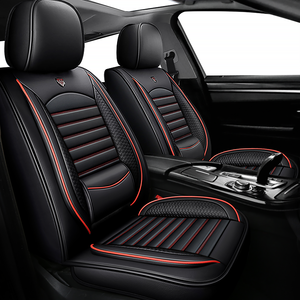 Set Completo di <span class=keywords><strong>Coprisedili</strong></span> Neri e Rossi Impermeabili per la Maggior Parte dei SUV e Camion, Accessori per Interni <span class=keywords><strong>Auto</strong></span> - Product Image 2