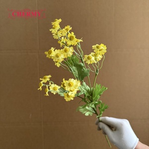 DC231 Fiori Artificiali di Margherita Gialla Finta all'Ingrosso, <span class=keywords><strong>Margherite</strong></span> Selvatiche Artificiali per Composizioni Floreali Boho - Product Image 2