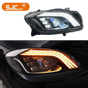 SJC ไฟหน้ารถสำหรับ Mercedes Benz ML350 ML320มล. W166 LED 2012-2015สำหรับ Maybach สไตล์ Maybach ไฟสำหรับวิ่งกลางวันอุปกรณ์ตกแต่งรถยนต์ - Product Image 1