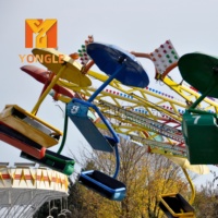 Équipement de parc d'attractions : Manège Électrique Twister, Chaise Volante, Manège Parachutiste, Jeux Rotatifs pour Enfants