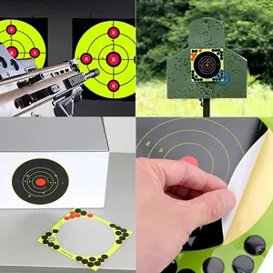 Self Adhesive Shooting Paper Reactive Splatter Targets for Shooting Range Stickers