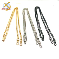 Chaîne en métal tendance Xinyuan Hardware Factory avec fermoir argent/noir/or 100cm/110cm/120cm pour accessoires de sac à main