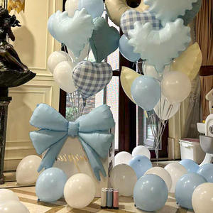 Set <span class=keywords><strong>de</strong></span> Globos <span class=keywords><strong>de</strong></span> Aluminio con Diseño <span class=keywords><strong>de</strong></span> Ondas y Números, Color Blanco Leche, Estilo INS, para Decoración <span class=keywords><strong>de</strong></span> Fiestas <span class=keywords><strong>de</strong></span> Cumpleaños <span class=keywords><strong>de</strong></span> Niños y Niñas, Personalizable - Product Image 4