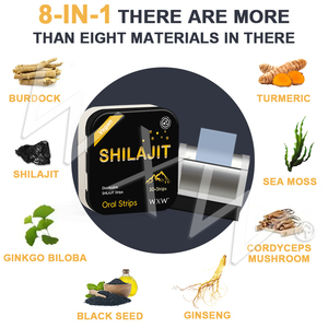 Powerful Natural Shilajit Oral Strips for <b>Energy</b> Stamina Immunity Support Best Supplement for Men and Women OEM Shilajit <b>Pills</b> - Product Image 3