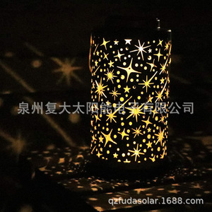 Solar <b>Star</b> Lantern Led <b>Light</b> Hanging Outdoor Garden Decor 6V Mono Si Solar Powered With Battery 2 Year Warranty - Product Image 1