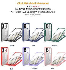 เคสโทรศัพท์ป้องกัน 360 องศา สำหรับ Oppo A3x A40 Realme 7 A92S-TPU PC ป้องกันแรงกระแทก - Product Image 2
