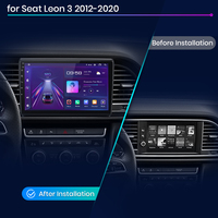 Junsun V1Pro AI Voice 2 din Android Auto Radio pour Seat Leon 3 2012-2020 Carplay 4G voiture multimédia GPS Auto