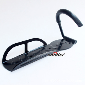 Soporte de pared pequeño y fácil de montar para bicicleta, <span class=keywords><strong>colgador</strong></span> plegable de almacenamiento para estacionamiento, para garaje - Product Image 2
