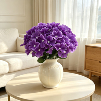 Volle bloei Hortensia Impatiens Kunstbloemen van zijde Boerenhuis Interieur Vaas Tafeldecoratie Huisdecoratie Valentijnsdag
