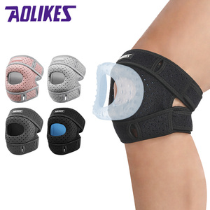 Aolikes # 7927 Sangle rotulienne de protection du genou à double sangle, protection sportive du genou, réglage de la pression, absorption des chocs - Product Image 2