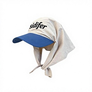Gorro Turbante con Protección UV, Visera <span class=keywords><strong>Solar</strong></span>, Pañuelo <span class=keywords><strong>para</strong></span> la Cabeza Estilo Y2K, Gorra de Béisbol - Product Image 1