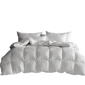 Luxury Goose Feather down Quilt Duvet Cotton Cover Winter Duvet with All Size down Comforters