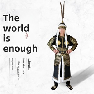 Nouvelle tenue traditionnelle mongole pour hommes, armure de combat style <span class=keywords><strong>Trois</strong></span> <span class=keywords><strong>Royaumes</strong></span>, accessoires de cinéma et de télévision, Hebei - Product Image 2