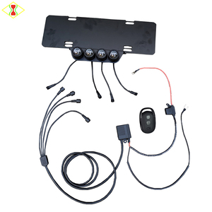 Faisceau de câblage de télécommande 140W une à quatre lumières kit de câblage d'assemblage de câble clignotant de <span class=keywords><strong>plaque</strong></span> d'immatriculation - Product Image 3