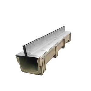 Grille de drainage extérieure en fer, <span class=keywords><strong>couvercle</strong></span> de gouttière en béton polymère durable, anti-corrosion, canal de drainage en acier inoxydable avec <span class=keywords><strong>couvercle</strong></span> - Product Image 5
