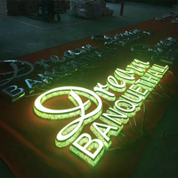 LED Punch ing Letter Sign Hochwertige Bling wasserdichte LED Sign Punch Side Letters Elektronische Schilder