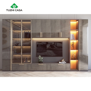 Kệ Tivi Thông Minh 85 Inch Hiện Đại Cao Cấp Bằng Gỗ Có Thể Kéo Dài, Có Ngăn Chứa Đồ Cho Phòng Khách Và Phòng Ngủ - Product Image 2